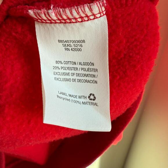 Holiday Editions Snowman Trio Christmas Sweatshirt Red XL - Picture 5 of 6